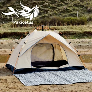 Portable 3-4 Person Instant Golden Tent