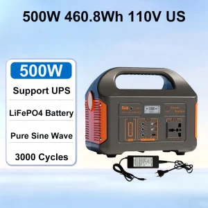 500W Portable Solar Generator Power Station