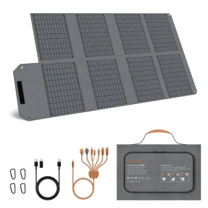 80W Foldable Solar Panel, Portable Power Supply
